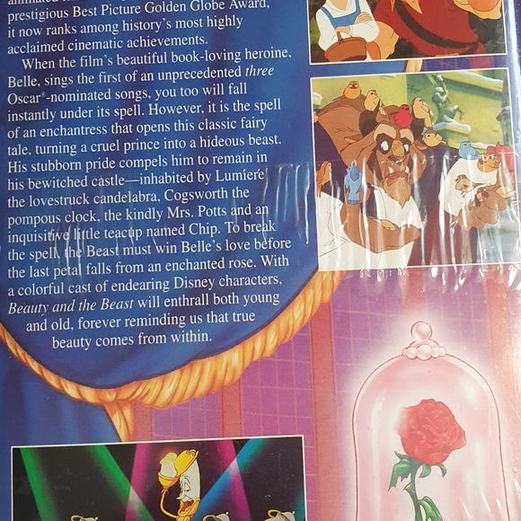 Sealed Beauty and the Beast vhs - Picture 4 of 4